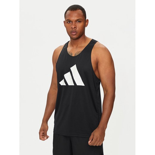 adidas Koszulka techniczna Run It IL7233 Czarny Slim Fit ze sklepu MODIVO w kategorii T-shirty męskie - zdjęcie 182732269