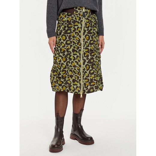 Alpha Industries Spódnica midi 148067 Zielony Regular Fit ze sklepu MODIVO w kategorii Spódnice - zdjęcie 182732306