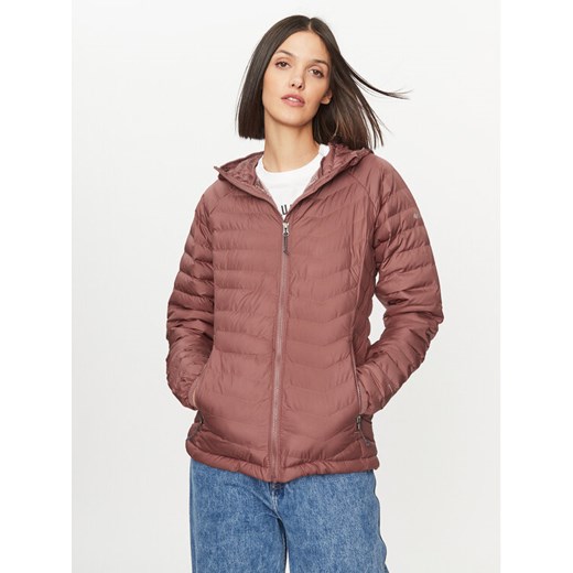 Columbia Kurtka przejściowa Powder Lite™ Hooded Jacket Różowy Regular Fit ze sklepu MODIVO w kategorii Kurtki damskie - zdjęcie 182732398