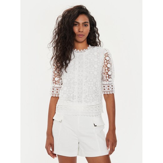 Morgan Bluzka 221-OLAY Écru Regular Fit ze sklepu MODIVO w kategorii Bluzki damskie - zdjęcie 182732485