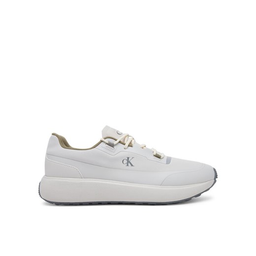 Calvin Klein Jeans Sneakersy Athleisure Runner Tech Ripstop YM0YM01205 Écru ze sklepu MODIVO w kategorii Buty sportowe męskie - zdjęcie 182732495