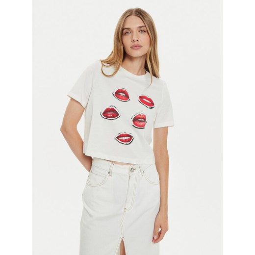 Vero Moda T-Shirt Elena 10326789 Biały Boxy Fit ze sklepu MODIVO w kategorii Bluzki damskie - zdjęcie 182732528