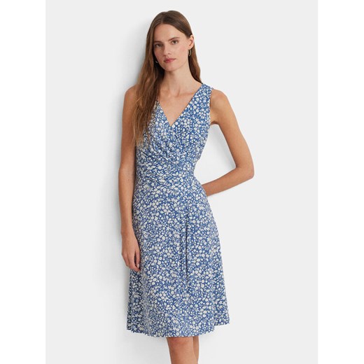 Lauren Ralph Lauren Sukienka letnia 250933494001 Niebieski Regular Fit ze sklepu MODIVO w kategorii Sukienki - zdjęcie 182732546