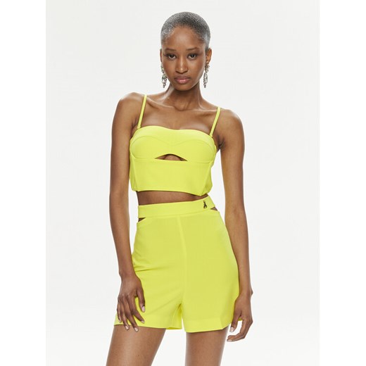 Patrizia Pepe Top 2C1545/A049-Y452 Zielony Regular Fit ze sklepu MODIVO w kategorii Bluzki damskie - zdjęcie 182732559