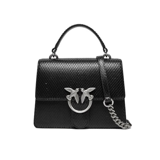 PINKO Torebka Love One Top Handle Mini Light AI 24-25 PLTT 100071 A1VF Czarny ze sklepu MODIVO w kategorii Torebki damskie - zdjęcie 182732566