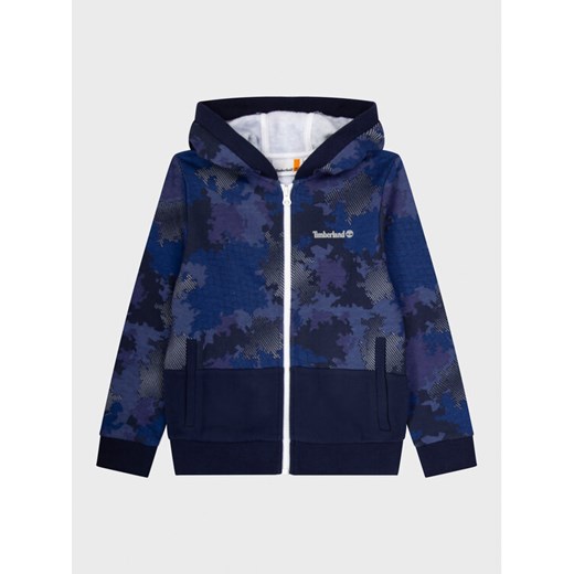 Timberland Bluza T25T67 S Granatowy Regular Fit ze sklepu MODIVO w kategorii Bluzy chłopięce - zdjęcie 182732598