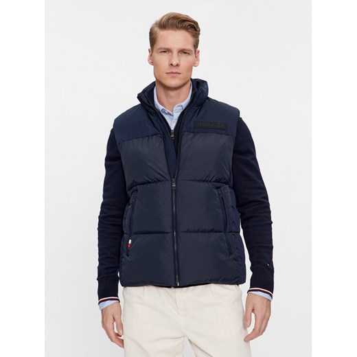 Tommy Hilfiger Kamizelka New York MW0MW32769 Granatowy Regular Fit ze sklepu MODIVO w kategorii Kamizelki męskie - zdjęcie 182732668