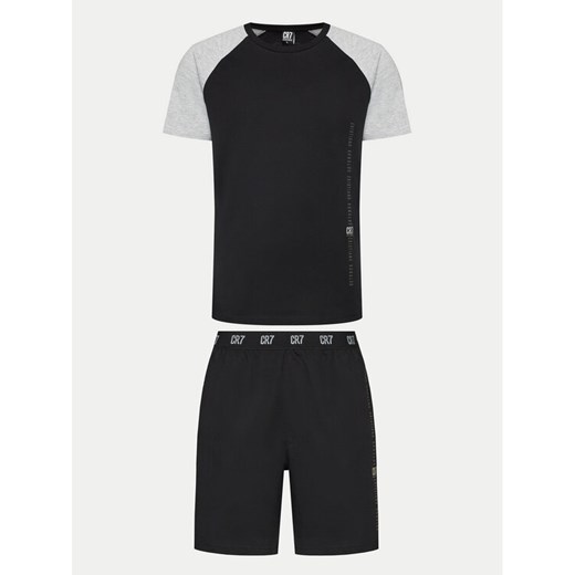 Cristiano Ronaldo CR7 Piżama 8730-41-924 Czarny Regular Fit ze sklepu MODIVO w kategorii Piżamy męskie - zdjęcie 182732707
