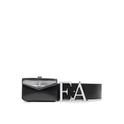 Emporio Armani Pasek Damski Y3I317 Y389E 80001 Czarny ze sklepu MODIVO w kategorii Paski damskie - zdjęcie 182732718