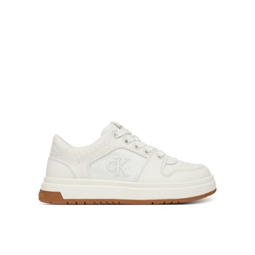 Calvin Klein Jeans Sneakersy Low Cut Lace-Up Sneaker V3X9-82093-1697 M Biały ze sklepu MODIVO w kategorii Buty sportowe dziecięce - zdjęcie 182732817