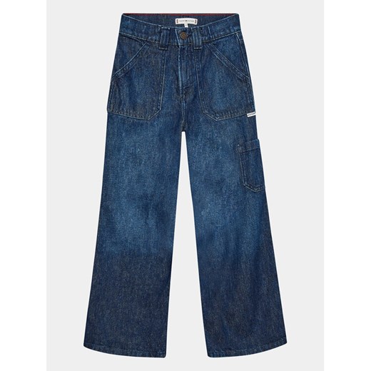 Tommy Hilfiger Jeansy Mabel KG0KG07730 D Niebieski Regular Fit ze sklepu MODIVO w kategorii Spodnie dziewczęce - zdjęcie 182732857