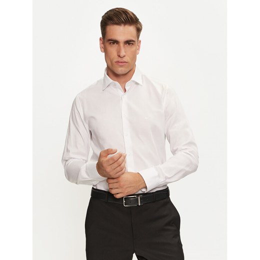 Michael Kors Koszula MK0DS01294 Biały Regular Fit ze sklepu MODIVO w kategorii Koszule męskie - zdjęcie 182732898