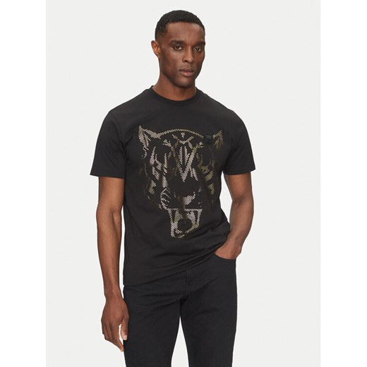 Plein Sport T-Shirt SAEC MTK8009 STE001N Czarny Regular Fit ze sklepu MODIVO w kategorii T-shirty męskie - zdjęcie 182732916