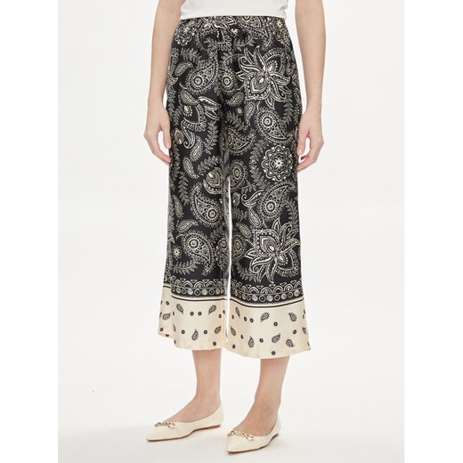 Liu Jo Spodnie materiałowe MA4407 T6660 Czarny Relaxed Fit ze sklepu MODIVO w kategorii Spodnie damskie - zdjęcie 182733018