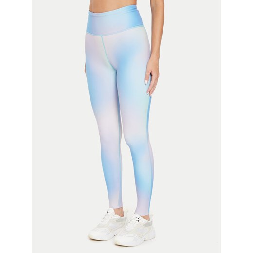 Reebok Legginsy Lux Bold ACP Tight 100075368 Niebieski Slim Fit ze sklepu MODIVO w kategorii Spodnie damskie - zdjęcie 182733049