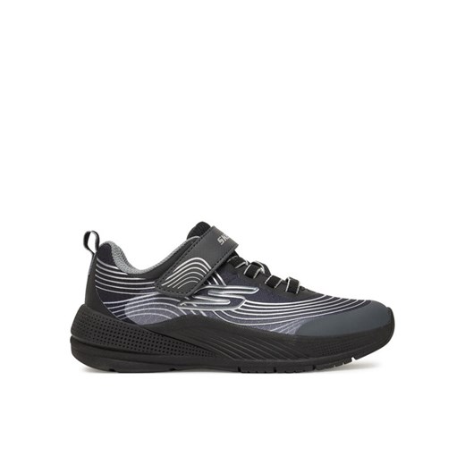 Skechers Sneakersy Microspec Advance- 403926L/BKSL Czarny ze sklepu MODIVO w kategorii Buty sportowe dziecięce - zdjęcie 182733055