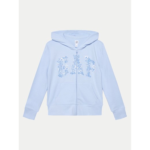 Gap Bluza 890144 Niebieski Regular Fit ze sklepu MODIVO w kategorii Bluzy dziewczęce - zdjęcie 182733066