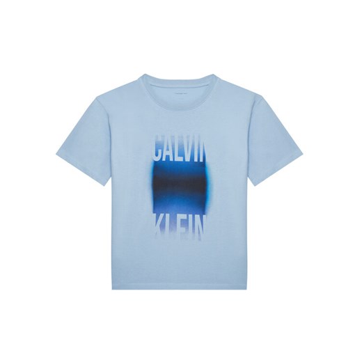Calvin Klein Jeans T-Shirt Gradient Graphic IB0IB02446 Błękitny Regular Fit ze sklepu MODIVO w kategorii T-shirty chłopięce - zdjęcie 182733115