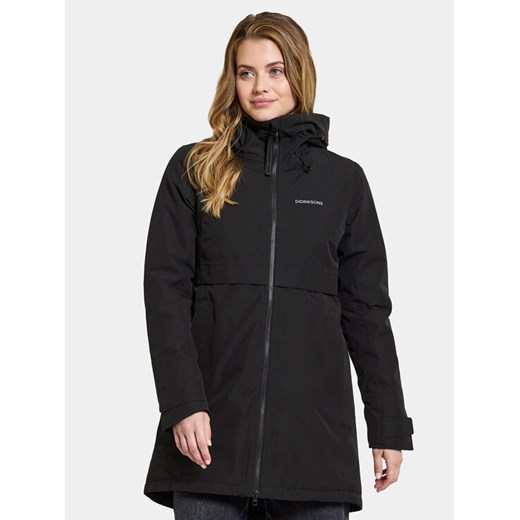 Didriksons Parka Helle 504301 Czarny Regular Fit ze sklepu MODIVO w kategorii Parki damskie - zdjęcie 182733148