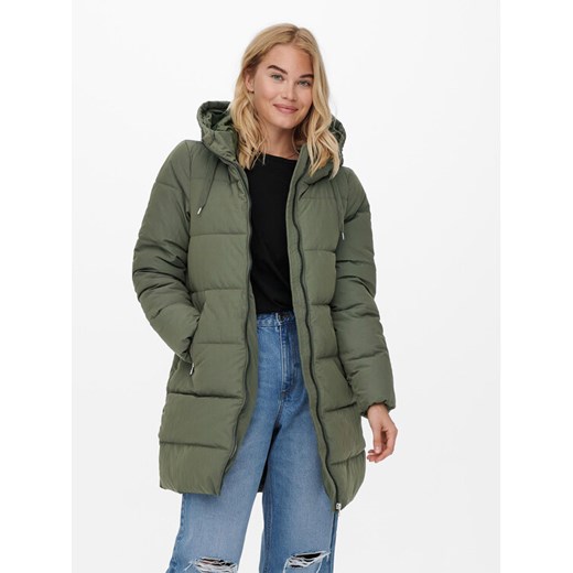 ONLY Kurtka zimowa 15205369 Zielony Regular Fit ze sklepu MODIVO w kategorii Kurtki damskie - zdjęcie 182733149