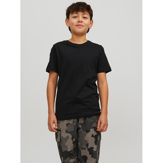 Jack&Jones Junior T-Shirt Basic Tee Czarny Regular Fit ze sklepu MODIVO w kategorii T-shirty chłopięce - zdjęcie 182733169