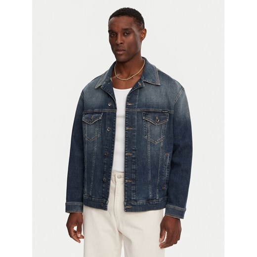 Dolce&Gabbana Kurtka jeansowa G9NL5D G8GW9 Niebieski Regular Fit ze sklepu MODIVO w kategorii Kurtki męskie - zdjęcie 182733225