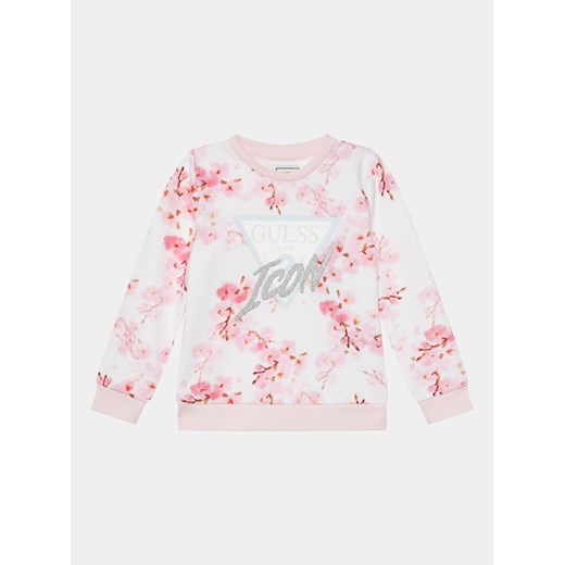 Guess Bluza K4RQ00 KA6R3 Kolorowy Regular Fit ze sklepu MODIVO w kategorii Bluzy dziewczęce - zdjęcie 182733237