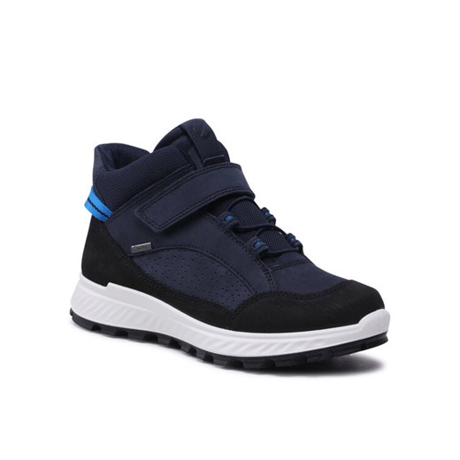 ECCO Sneakersy GORE-TEX Exostrike Kids 76194360159 Granatowy ze sklepu MODIVO w kategorii Buty sportowe dziecięce - zdjęcie 182733238