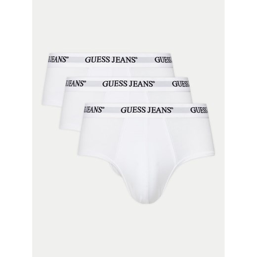 Guess Jeans Komplet 3 par slipów M4BZ43 K6YW1 Biały ze sklepu MODIVO w kategorii Majtki męskie - zdjęcie 182733239