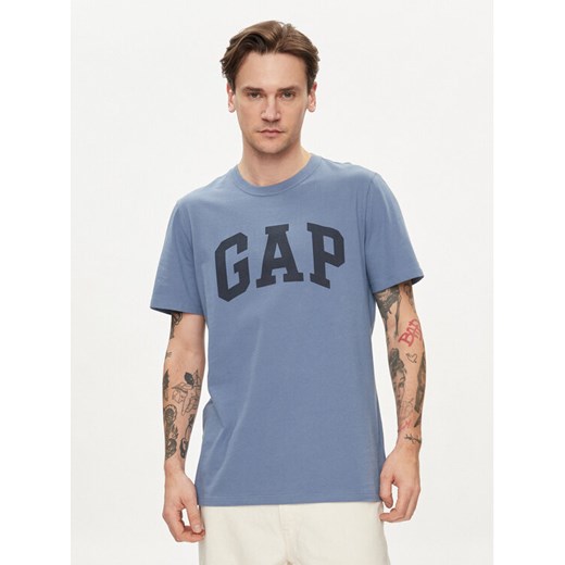 Gap T-Shirt 856659-02 Niebieski Regular Fit ze sklepu MODIVO w kategorii T-shirty męskie - zdjęcie 182733296