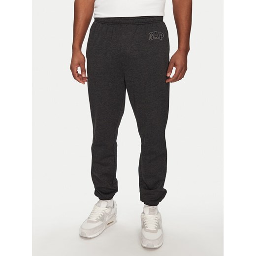 Gap Spodnie dresowe 500382-48 Szary Regular Fit ze sklepu MODIVO w kategorii Spodnie męskie - zdjęcie 182733308