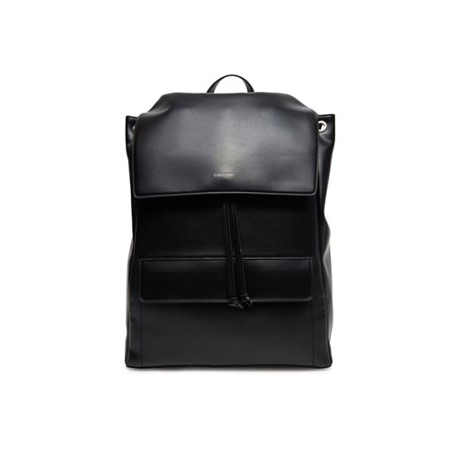 Calvin Klein Plecak Ck Sleek Flap Bp K50K512916 Czarny ze sklepu MODIVO w kategorii Plecaki - zdjęcie 182733325