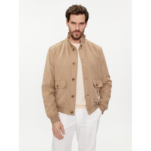 Geox Kurtka bomber Blainey M4520P T2976 F5245 Brązowy Regular Fit ze sklepu MODIVO w kategorii Kurtki męskie - zdjęcie 182733358