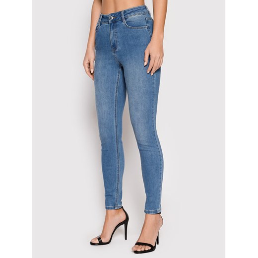 Morgan Jeansy 212-PAM Niebieski Skinny Fit ze sklepu MODIVO w kategorii Jeansy damskie - zdjęcie 182733379