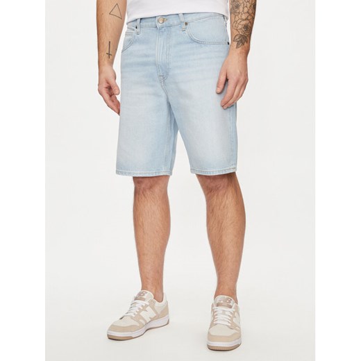 Lee Szorty jeansowe Asher 112349239 Niebieski Loose Fit ze sklepu MODIVO w kategorii Spodenki męskie - zdjęcie 182733487