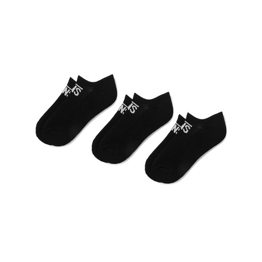 Vans Zestaw 3 par niskich skarpet damskich Classic Kick VN000XNRBLK Czarny ze sklepu MODIVO w kategorii Skarpetki damskie - zdjęcie 182733536