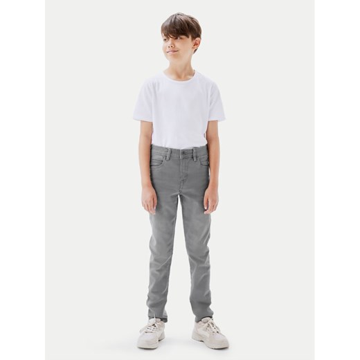 NAME IT Jeansy 13190372 Szary Slim Fit ze sklepu MODIVO w kategorii Spodnie chłopięce - zdjęcie 182733636