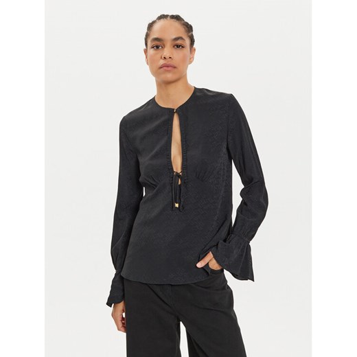Pinko Bluzka Bambi 102003 A01P Czarny Regular Fit ze sklepu MODIVO w kategorii Bluzki damskie - zdjęcie 182733698