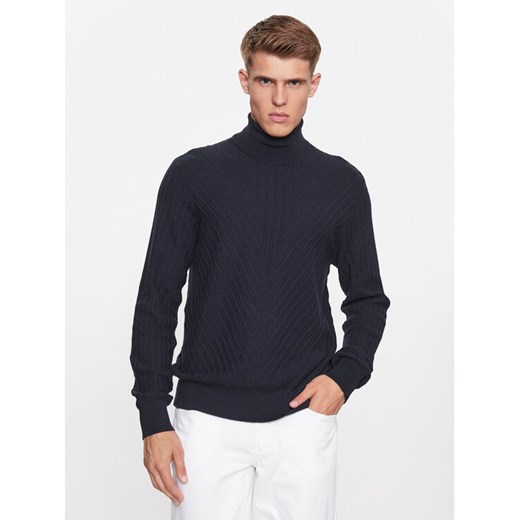 Armani Exchange Golf 6RZM2J ZM3FZ 1510 Granatowy Regular Fit ze sklepu MODIVO w kategorii Swetry męskie - zdjęcie 182733716