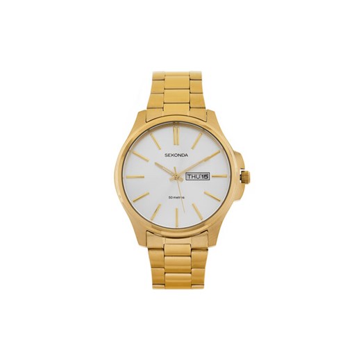 Sekonda Zegarek 30154 Złoty ze sklepu MODIVO w kategorii Zegarki - zdjęcie 182733776