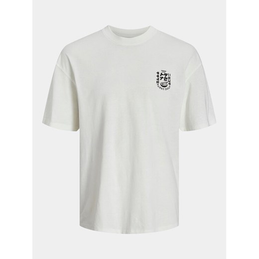 Jack&Jones T-Shirt Dirk 12249223 Biały Wide Fit ze sklepu MODIVO w kategorii T-shirty męskie - zdjęcie 182733797