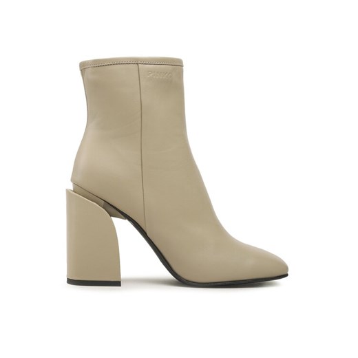 PINKO Botki Tea Tronchetto PE 23 BLKS1 100664 A0N9 Beżowy ze sklepu MODIVO w kategorii Botki - zdjęcie 182733799