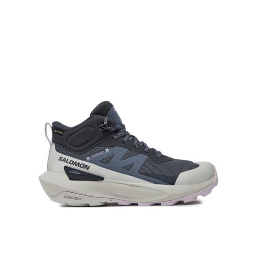 Salomon Trekkingi Elixir Activ Mid Gore-Tex L47457400 Szary ze sklepu MODIVO w kategorii Buty trekkingowe damskie - zdjęcie 182733877