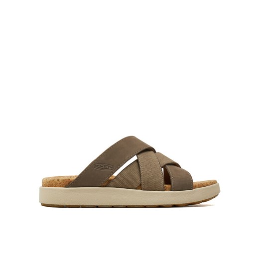 Keen Klapki Elle Mixed 1027277 Brązowy ze sklepu MODIVO w kategorii Klapki damskie - zdjęcie 182733895