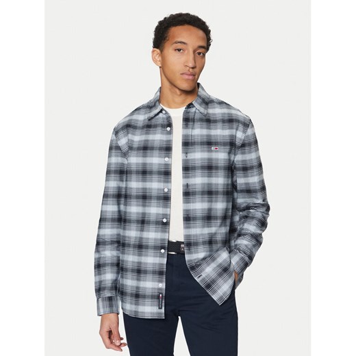 Tommy Jeans Koszula Check Oxford DM0DM21096 Niebieski Regular Fit ze sklepu MODIVO w kategorii Koszule męskie - zdjęcie 182733908