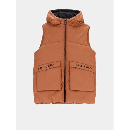 Coccodrillo Kamizelka ZC2178102OBJ Brązowy Regular Fit ze sklepu MODIVO w kategorii Kamizelki chłopięce - zdjęcie 182733968