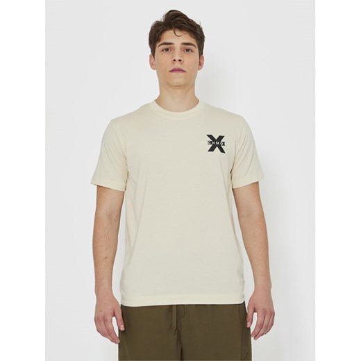 Richmond X T-Shirt Sween UMP24057TS Beżowy Regular Fit ze sklepu MODIVO w kategorii T-shirty męskie - zdjęcie 182734026