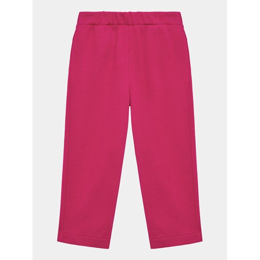 United Colors Of Benetton Spodnie dresowe 3J68CF03Z Różowy Straight Fit ze sklepu MODIVO w kategorii Spodnie dziewczęce - zdjęcie 182734046