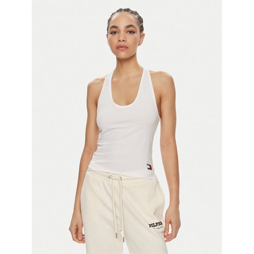 Tommy Hilfiger Komplet 2 topów UW0UW05014 Biały Slim Fit ze sklepu MODIVO w kategorii Bluzki damskie - zdjęcie 182734055