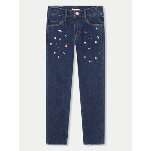 Billieblush Jeansy U20452 Niebieski Slim Fit ze sklepu MODIVO w kategorii Spodnie dziewczęce - zdjęcie 182734137